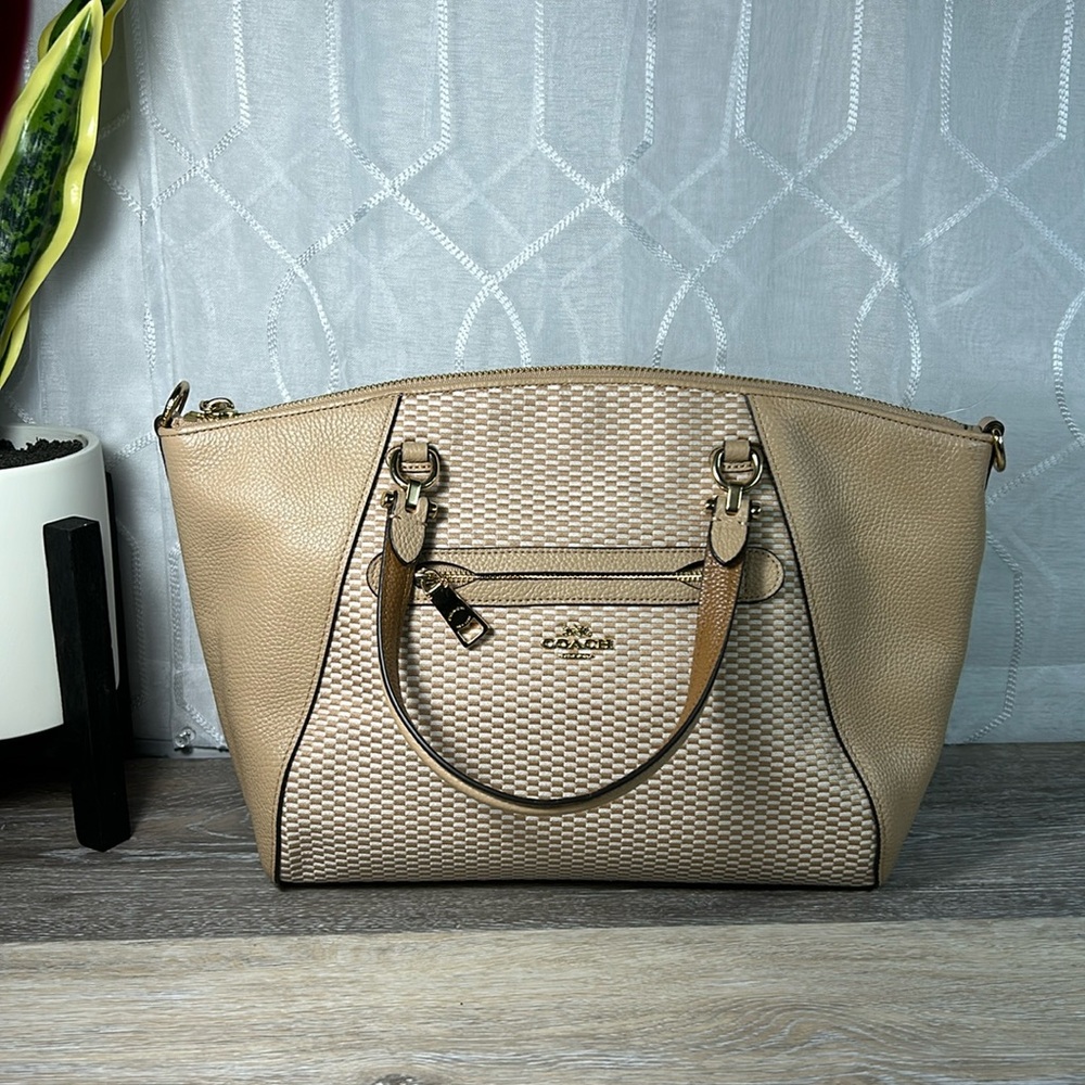 Coach Legacy Jacquard Prairie satchel